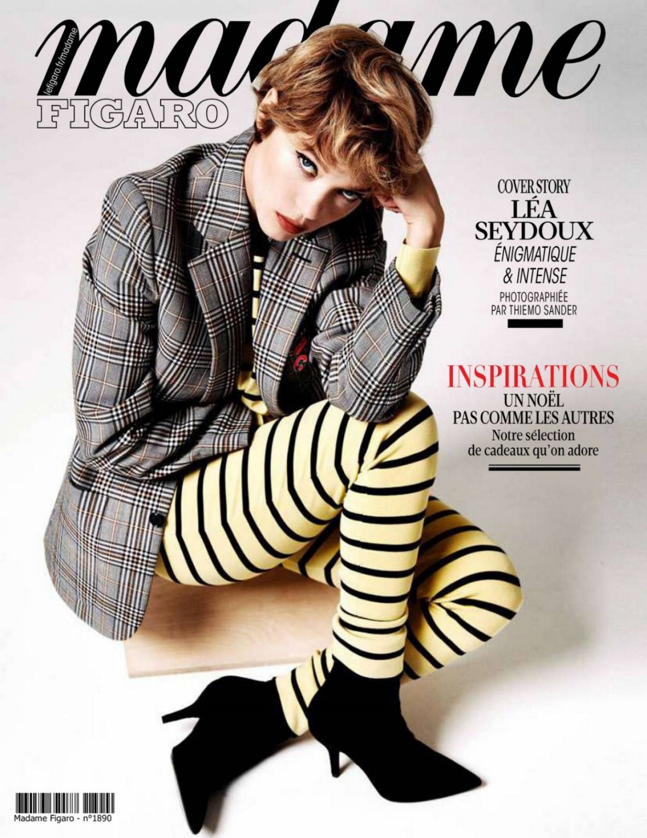 Léa Seydoux covers Madame Figaro November 13th, 2020 by Thiemo Sander -  fashionotography