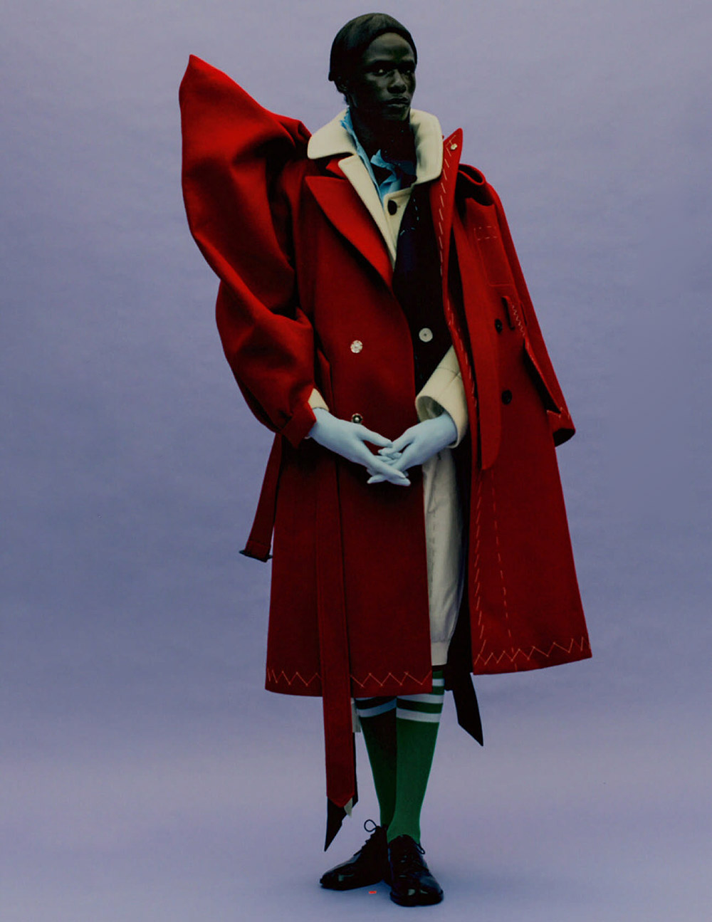 Malick Bodian and Khadim Sock by Rafael Pavarotti for Vogue Hommes Paris Fall/Winter 2020