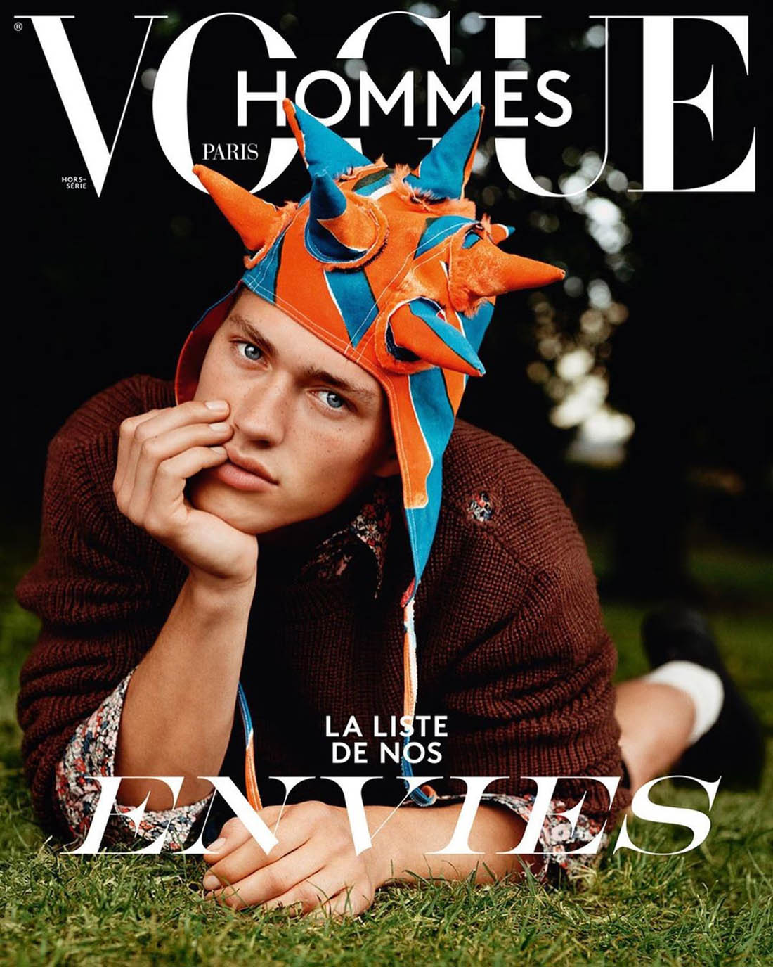 Valentin Humbroich covers Vogue Hommes Paris Fall/Winter 2020 by Alasdair McLellan