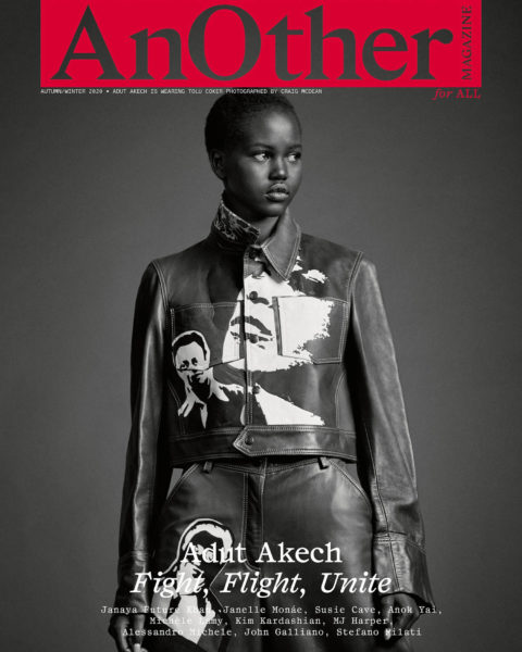Adut Akech covers AnOther Magazine Autumn Winter 2020 by Craig McDean