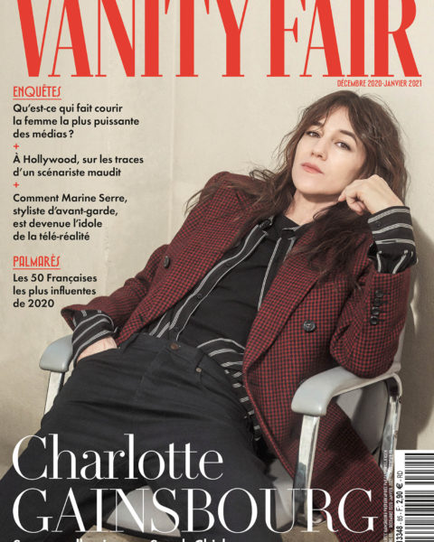 Charlotte Gainsbourg covers Vanity Fair France December 2020 January 2021 by Casper Sejersen