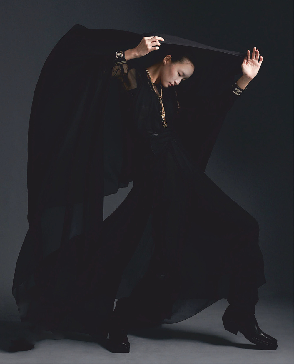 Frances Liu and Vanessa Pan by Cheng Po Ou Yang for Vogue Taiwan December 2020