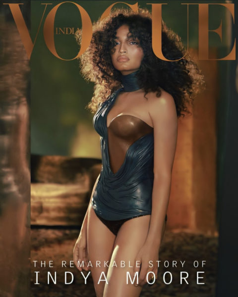 Indya Moore covers Vogue India October 2020 Digital Edition by Greg Swales