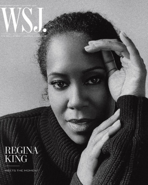 Regina King covers WSJ. Magazine December 2020 January 2021 by Alexandra Leese