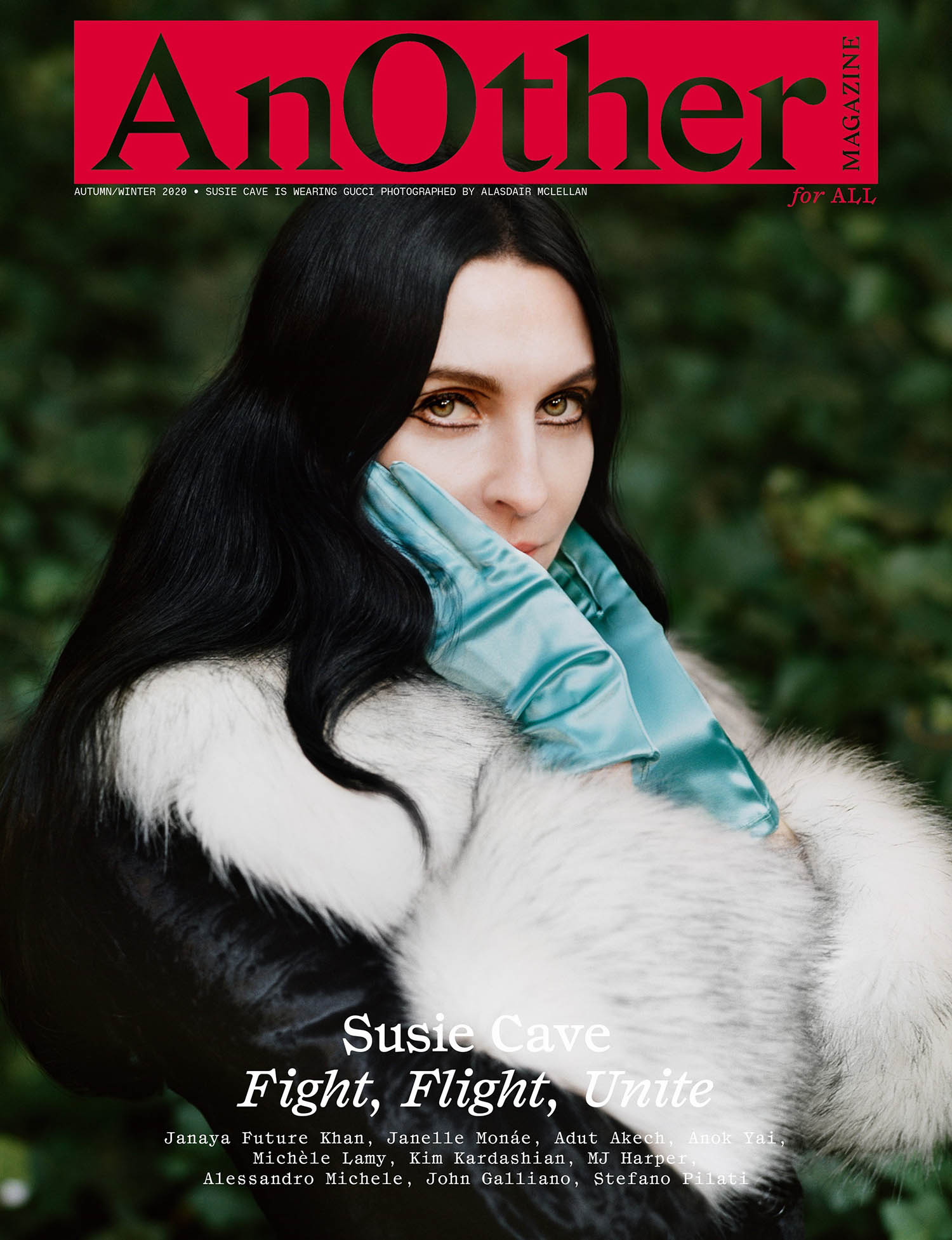 Susie Cave covers AnOther Magazine Autumn Winter 2020 by Alasdair McLellan