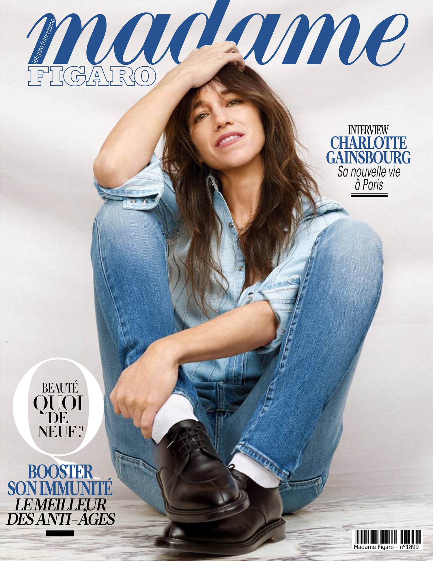 Charlotte Gainsbourg covers Madame Figaro January 15th, 2021 by Dant Studio - H&K