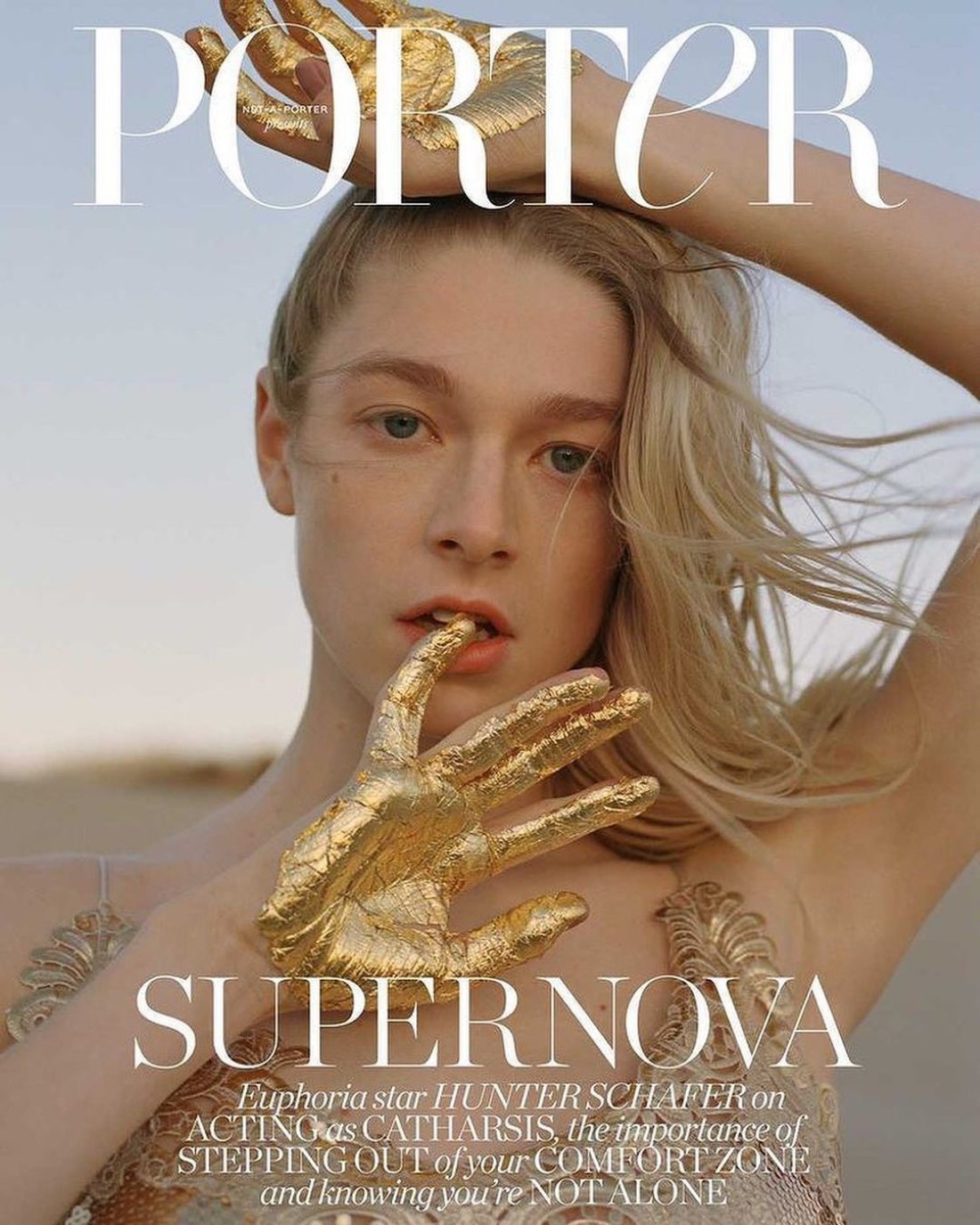 Hunter Schafer covers Porter Magazine January 11th, 2021 by Daria Kobayashi Ritch