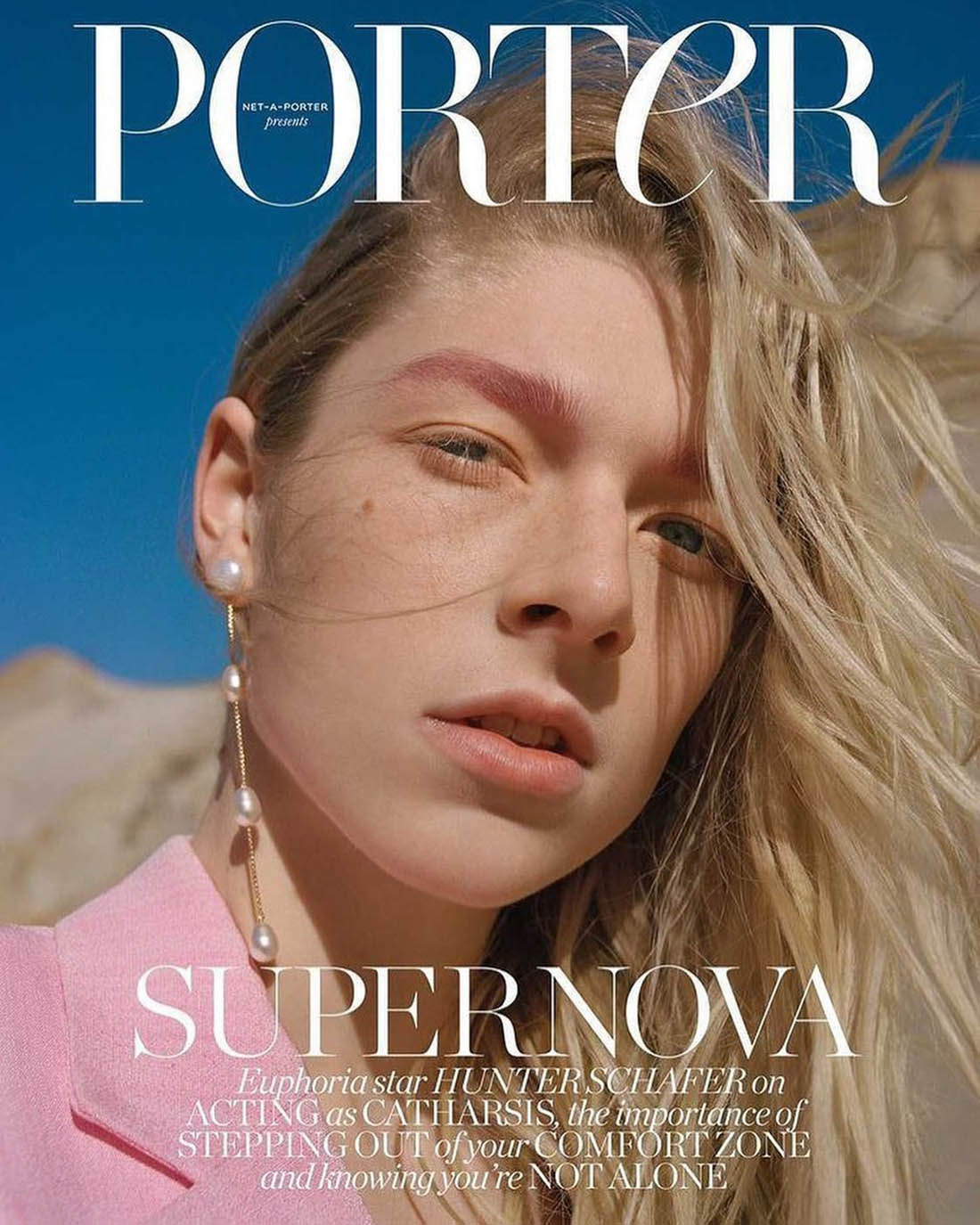 Hunter Schafer covers Porter Magazine January 11th, 2021 by Daria Kobayashi Ritch