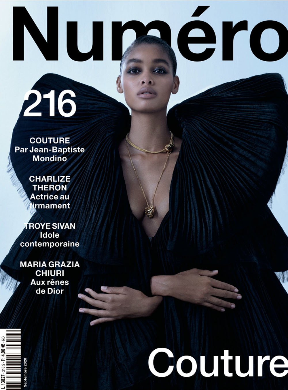 Malika Louback and Blesnya Minher cover Numéro September 2020 by Jean-Baptiste Mondino