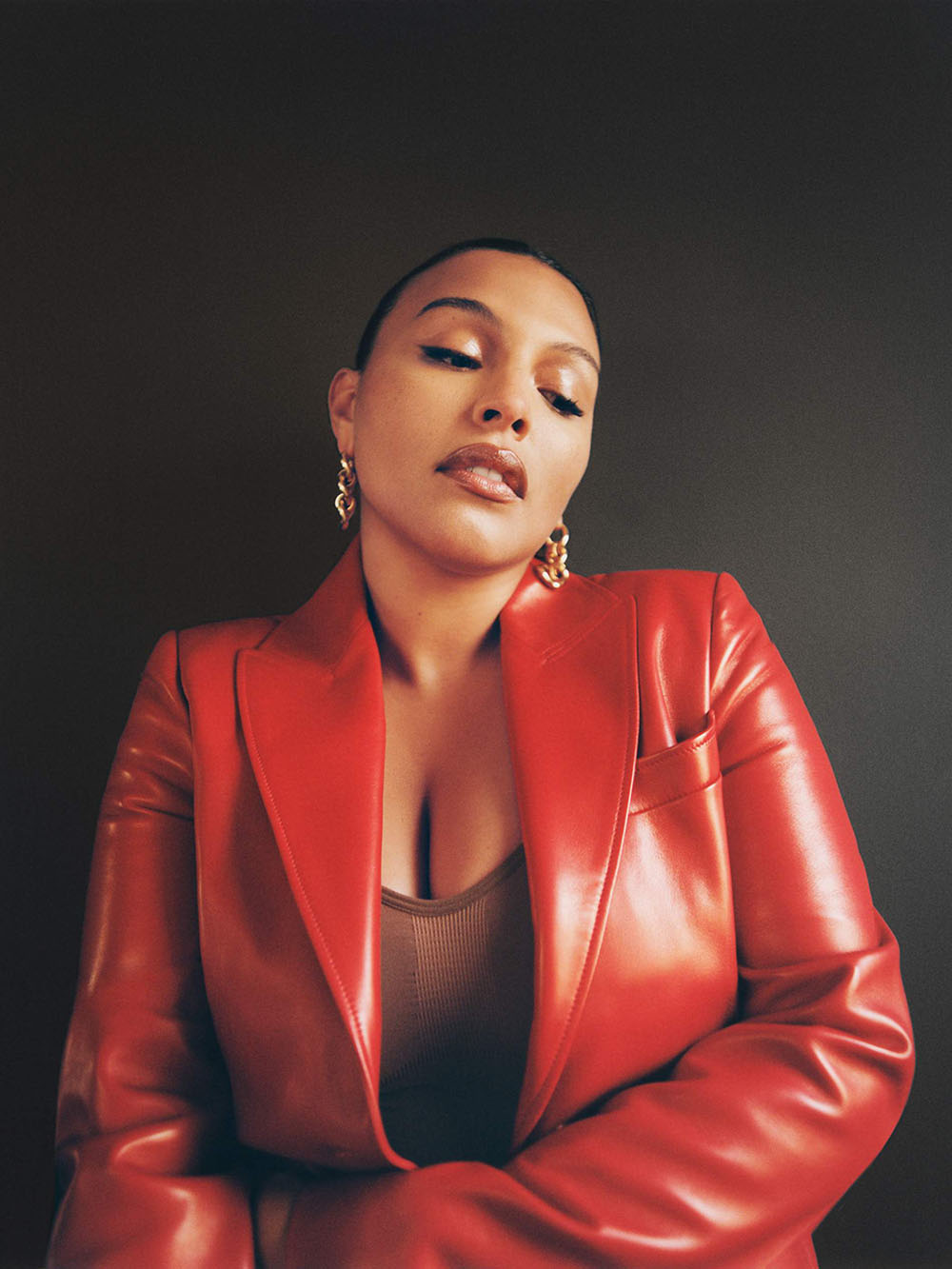 Paloma Elsesser covers Porter Magazine January 25th, 2021 by Renell Medrano