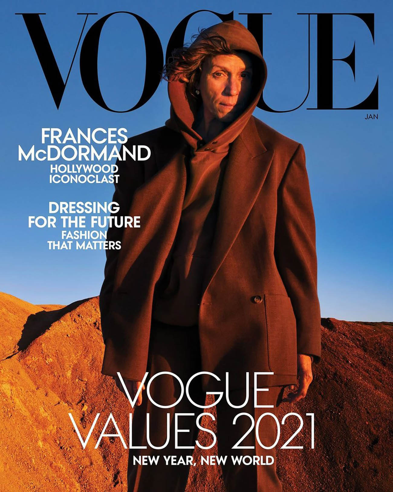 Vogue US January 2021 covers by Annie Leibovitz