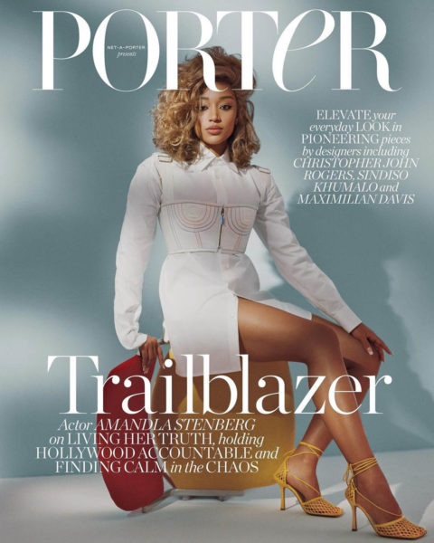 Amandla Stenberg covers Porter Magazine February 8th, 2021 by Miranda Barnes