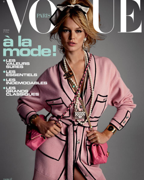 Anna Ewers covers Vogue Paris February 2021 by Inez and Vinoodh