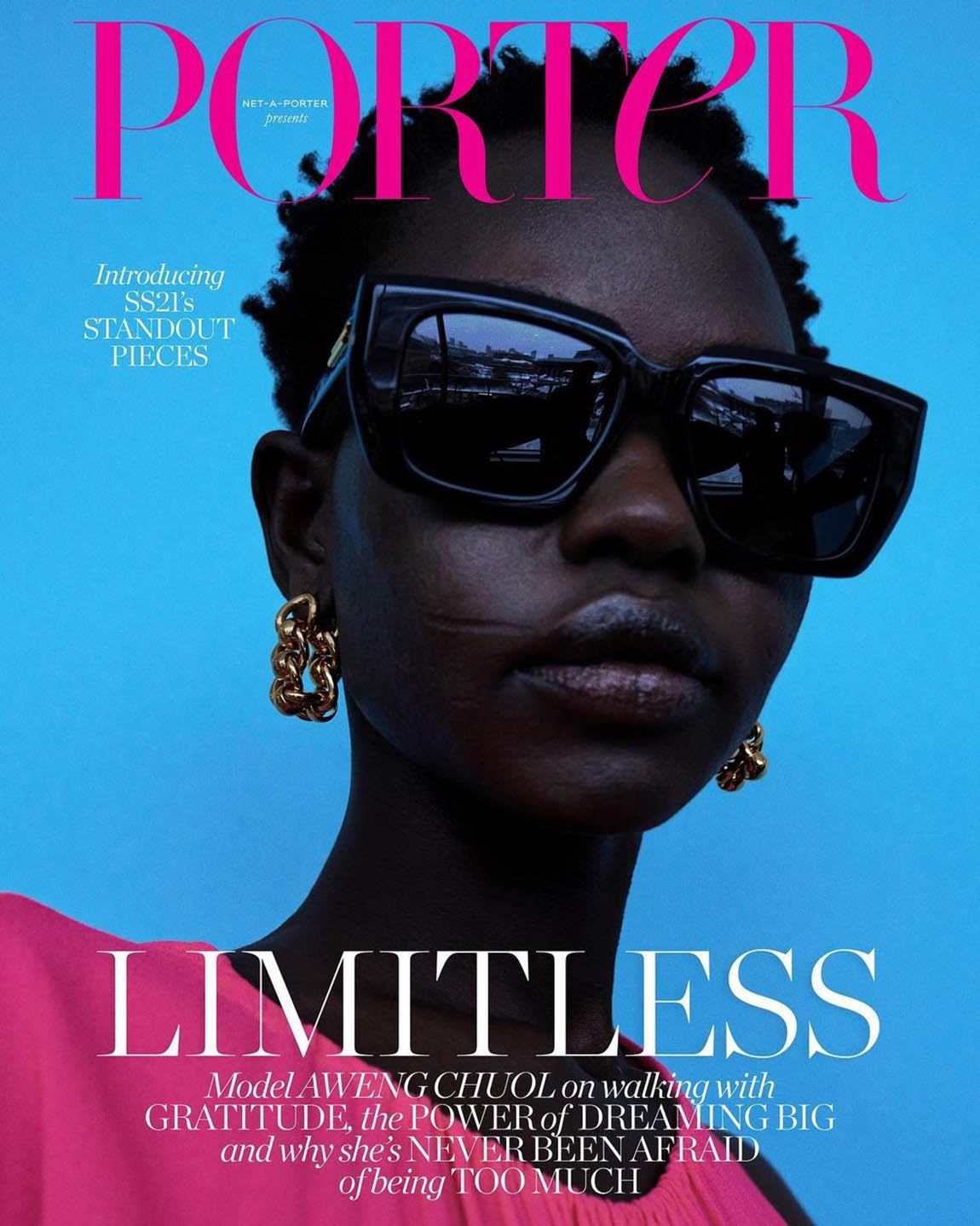 Aweng Ade-Chuol covers Porter Magazine February 22nd, 2021 by Ekua King
