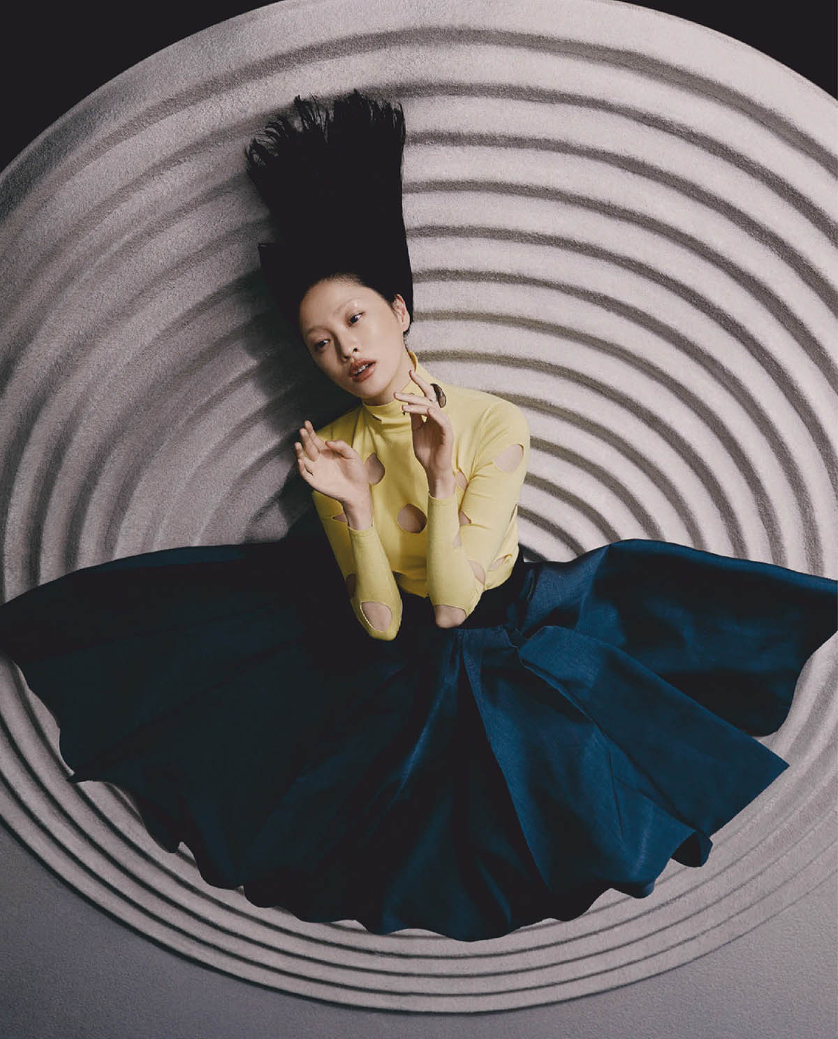 Hilda Lee covers Vogue Taiwan February 2021 by Chou Mo