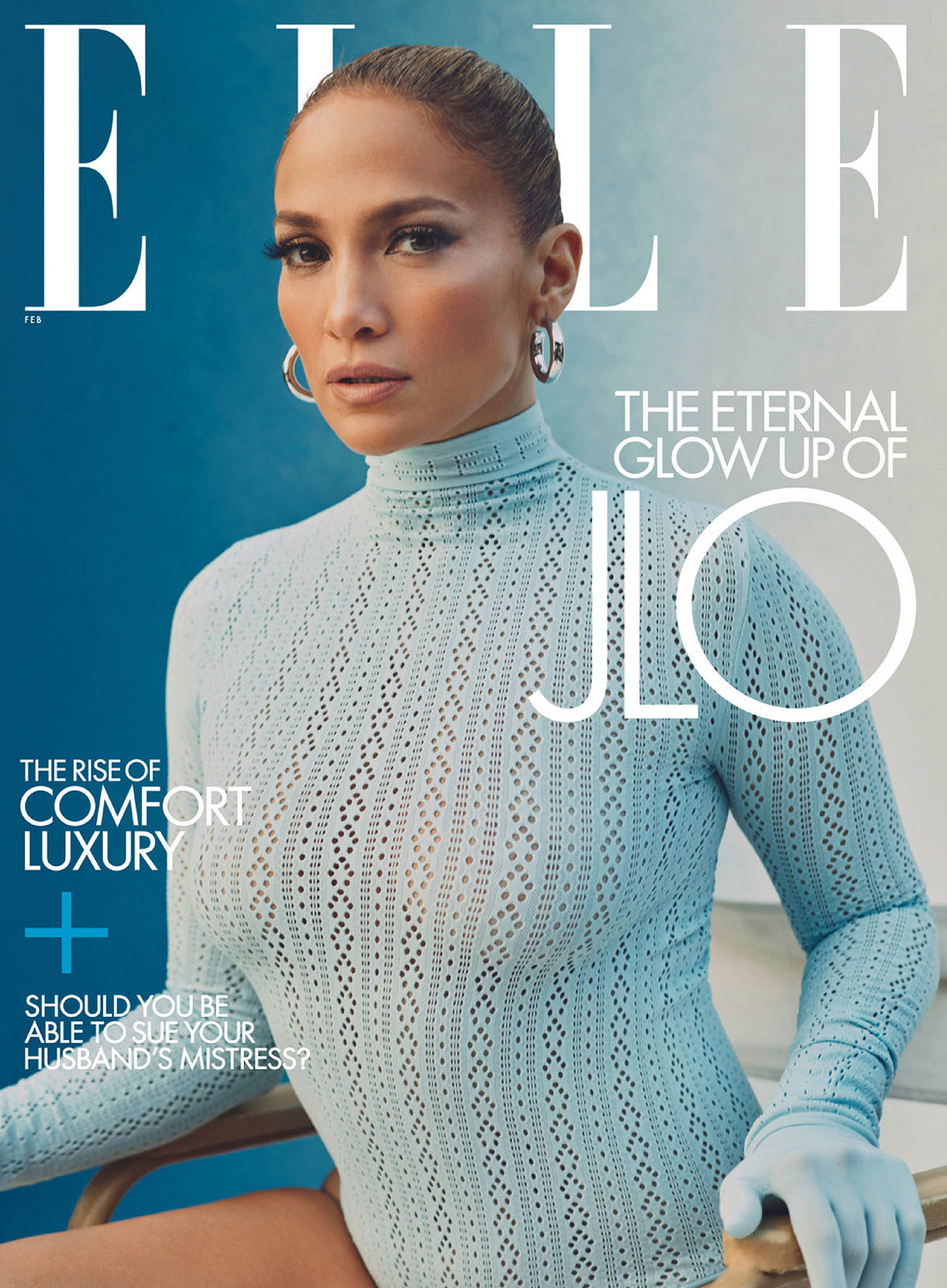Jennifer Lopez covers Elle US February 2021 by Micaiah Carter