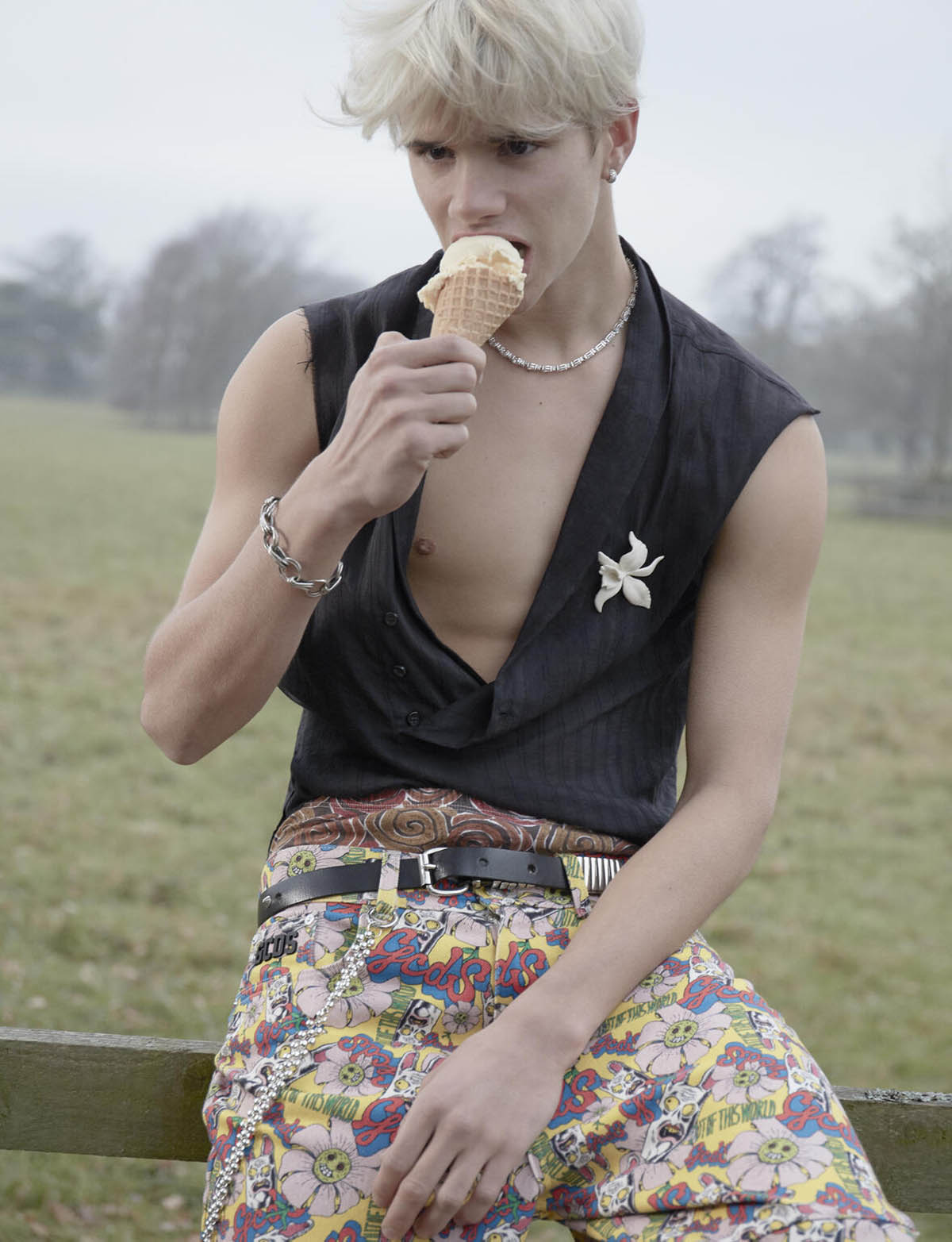 Romeo Beckham covers L’Uomo Vogue Issue 10 by Mert & Marcus