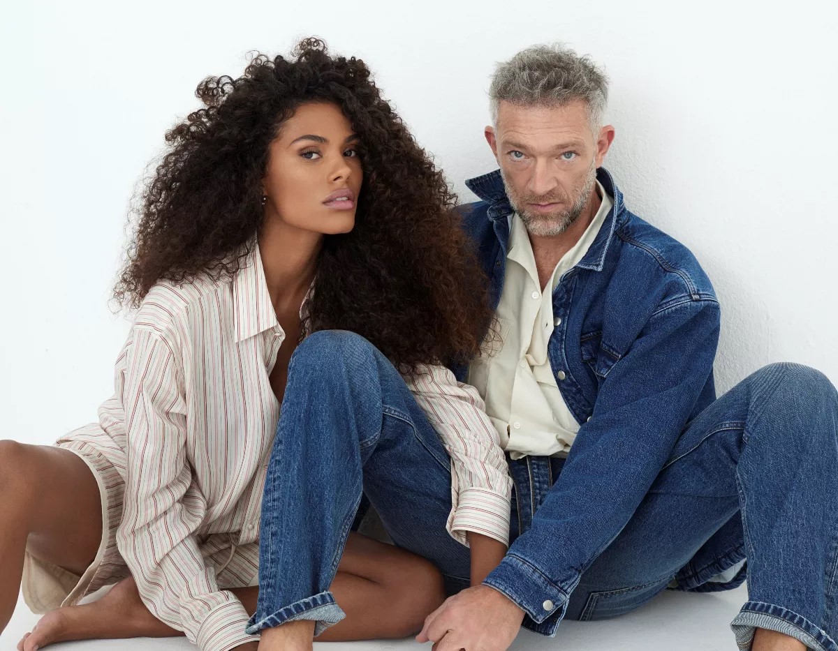 Vincent Cassel and Tina Kunakey cover Madame Figaro February 5th, 2021 by Dant Studio