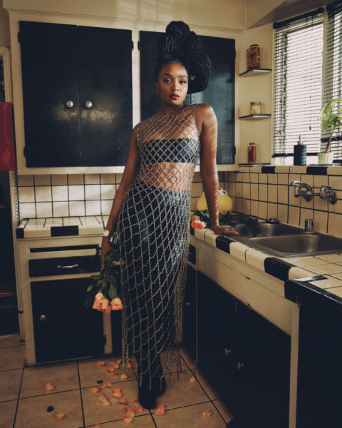 Kiki Layne by Micaiah Carter for Elle US March 2021