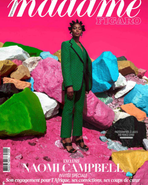 Naomi Campbell covers Madame Figaro March 26th, 2021 by Prince Gyasi