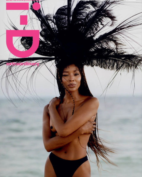 Naomi Campbell covers i-D Magazine Issue 362 by Luis Alberto Rodriguez