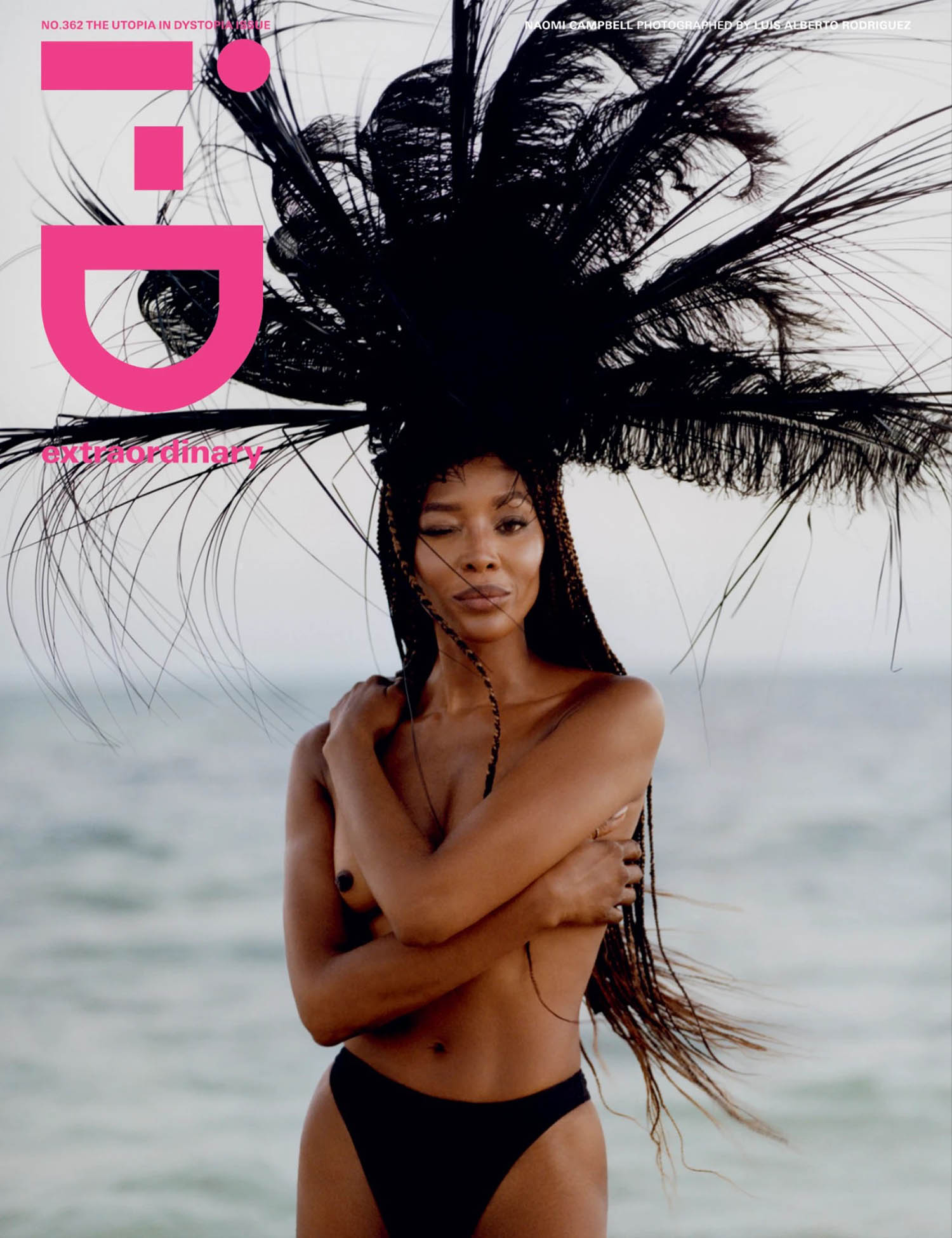 Naomi Campbell covers i-D Magazine Issue 362 by Luis Alberto Rodriguez