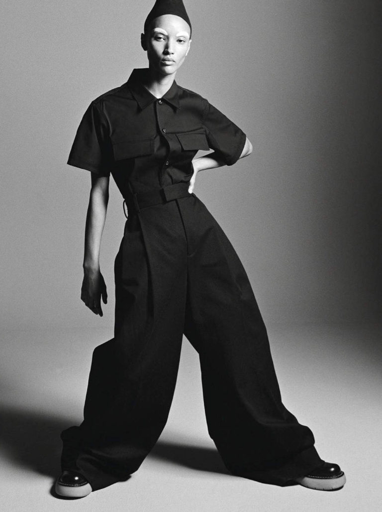 Quinn Mora covers Vogue Paris March 2021 by David Sims - fashionotography