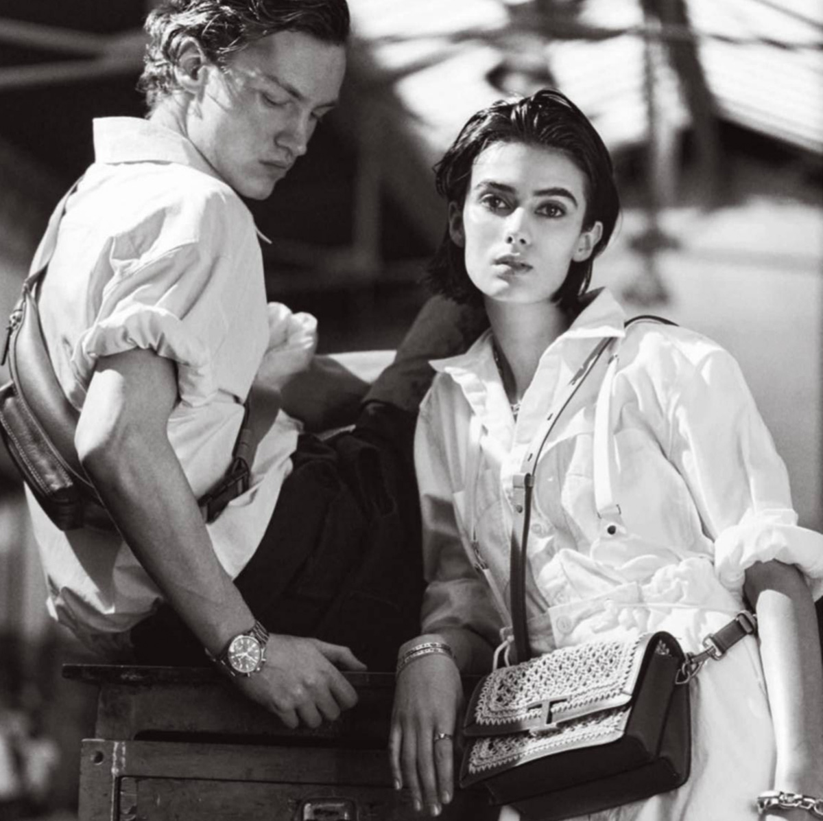 Vitoria Mota and Swann Guerrault by Lise-Anne Marsal for Madame Figaro March 5th, 2021