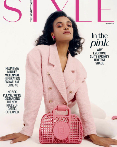 Amandine Guihard covers The Sunday Times Style April 18th, 2021 by Juliette Cassidy