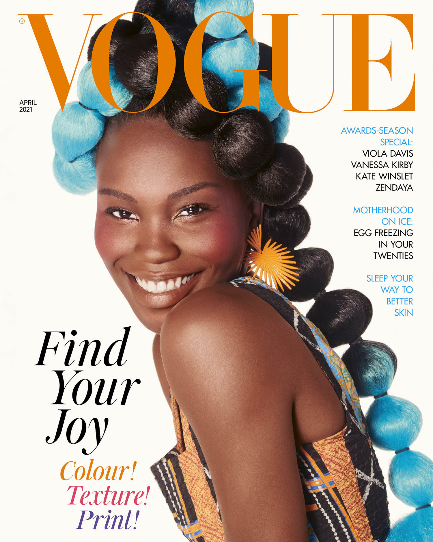British Vogue April 2021 covers by Steven Meisel