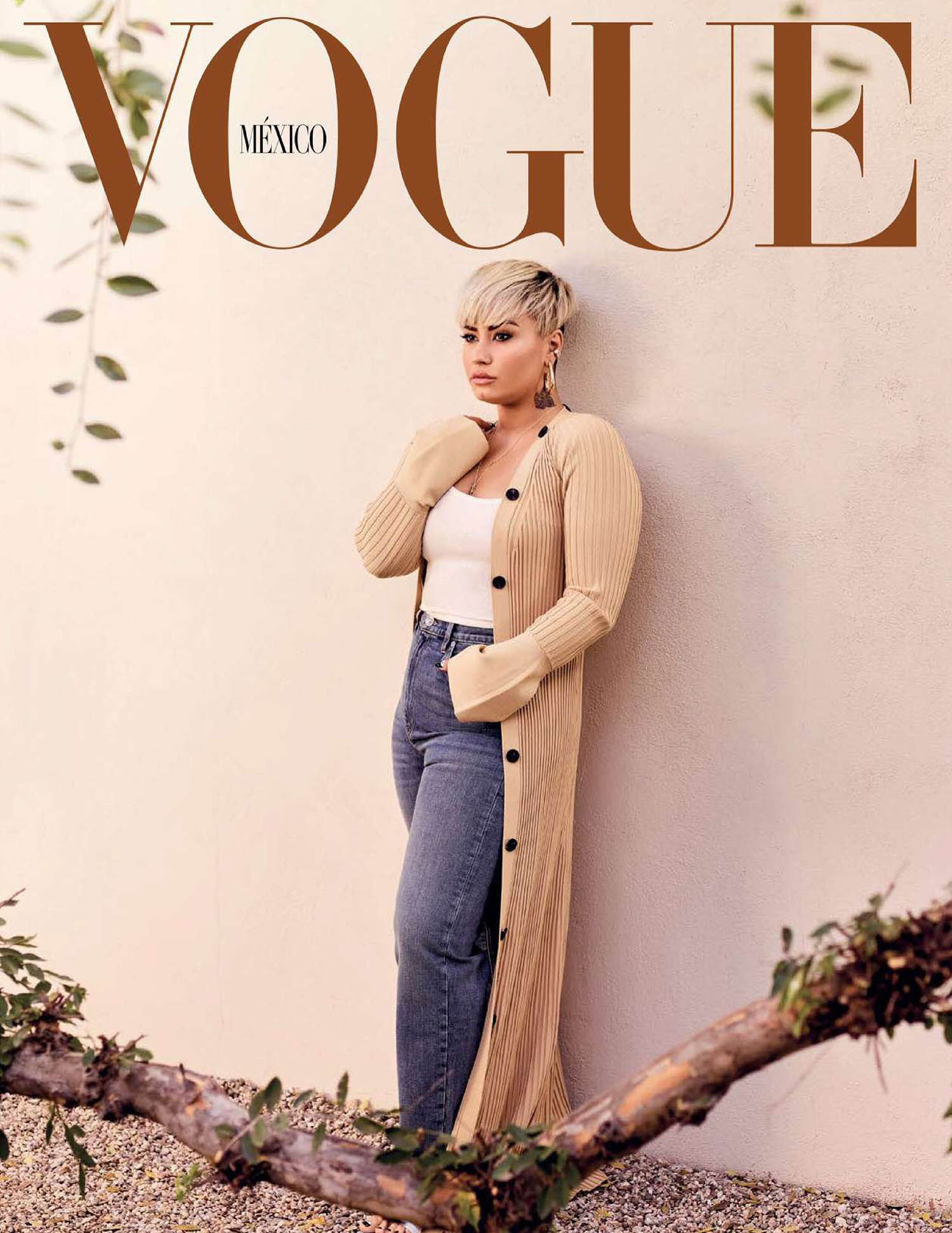 Demi Lovato covers Vogue Mexico & Latin America April 2021 by Art Streiber