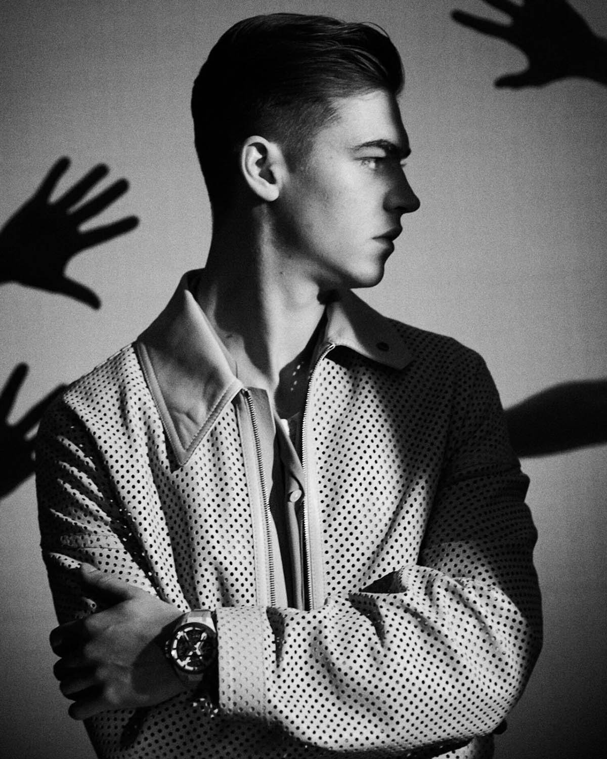 Hero Fiennes-Tiffin covers Flaunt Magazine Issue 173 by Jason Hetherington