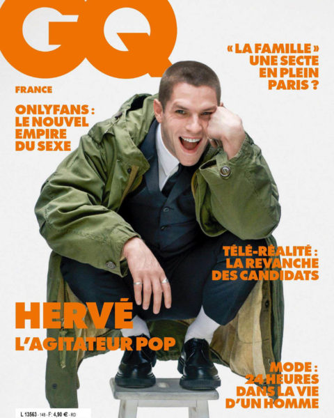 Hervé covers GQ France April 2021 by Alex Majoli