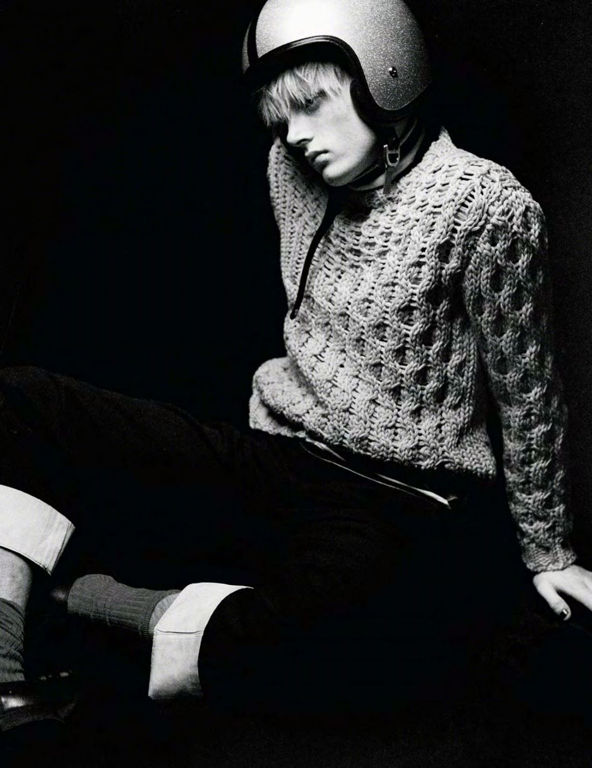 Hugh Laughton-Scott by Theo Sion for Vogue Hommes Spring/Summer 2021