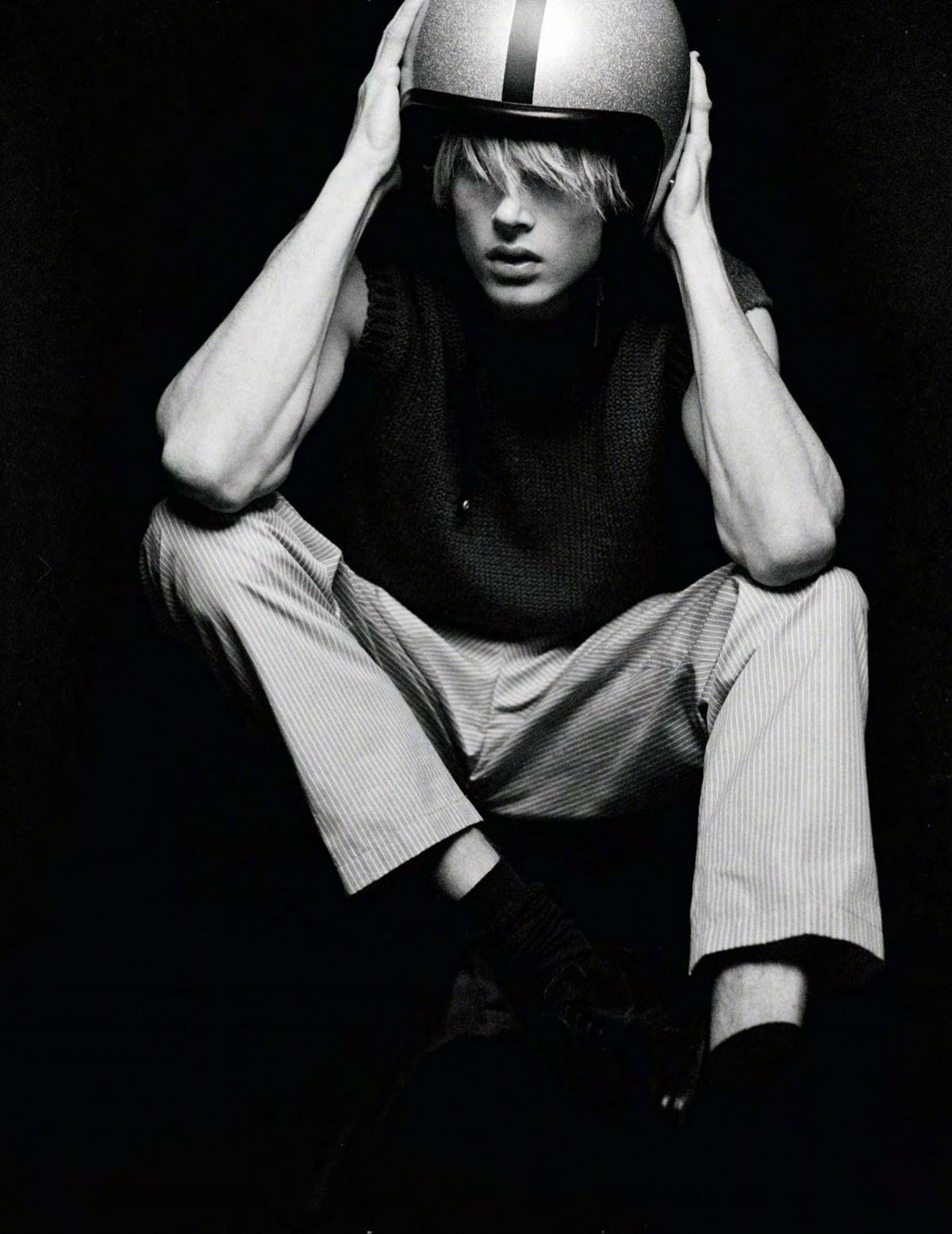 Hugh Laughton-Scott by Theo Sion for Vogue Hommes Spring/Summer 2021