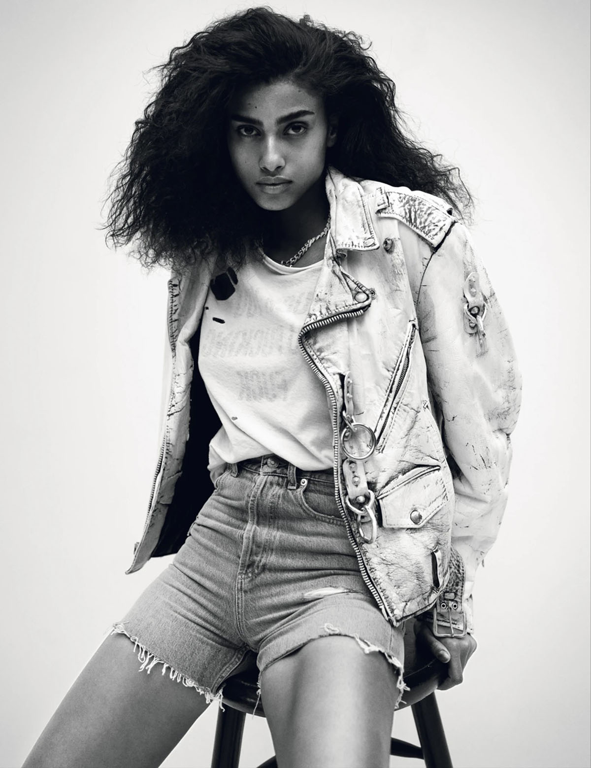 Imaan Hammam covers i-D Magazine Issue 362 by Mario Sorrenti