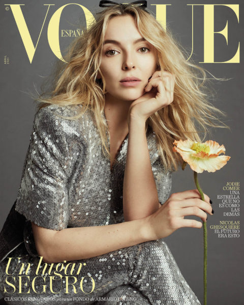 Jodie Comer covers Vogue Spain April 2021 by Emma Summerton