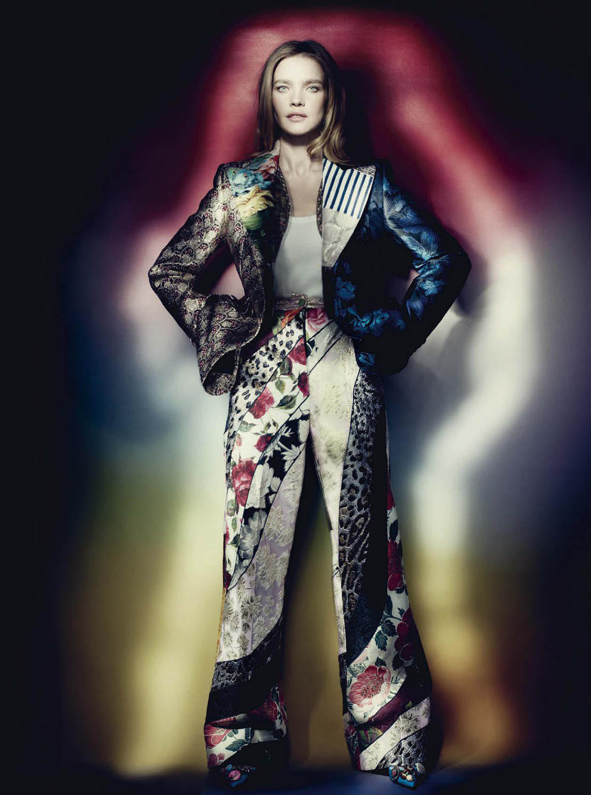 Natalia Vodianova covers Vogue Italia April 2021 by Paolo Roversi