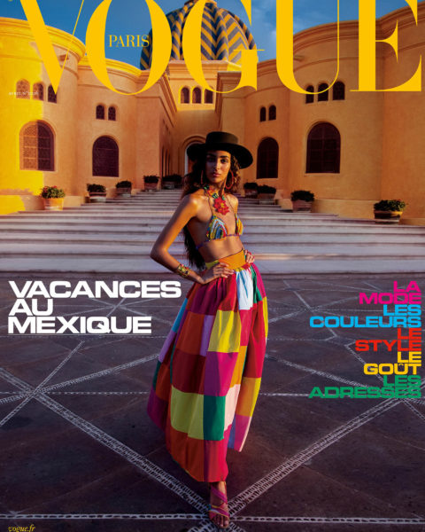 Nora Attal covers Vogue Paris April 2021 by Inez and Vinoodh