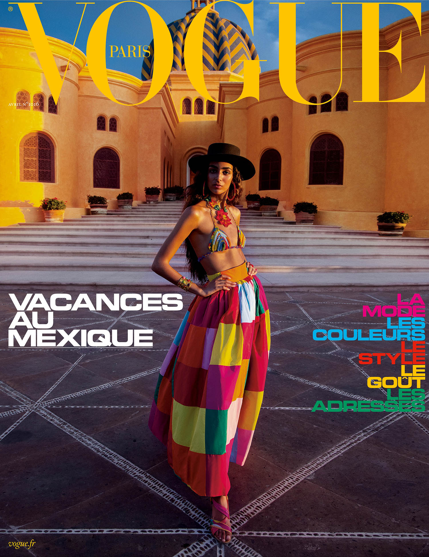 Nora Attal covers Vogue Paris April 2021 by Inez and Vinoodh
