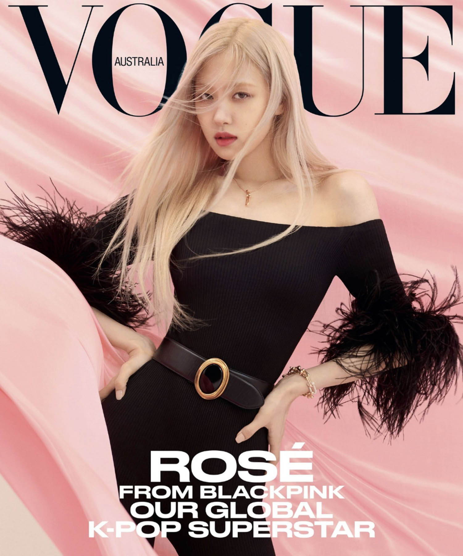 Rosé covers Vogue Australia April 2021 by Peter Ash Lee