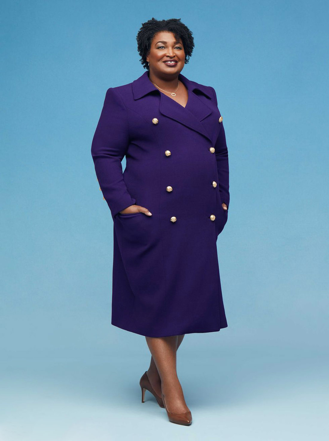 Stacey Abrams covers Marie Claire US April 2021 by AB + DM