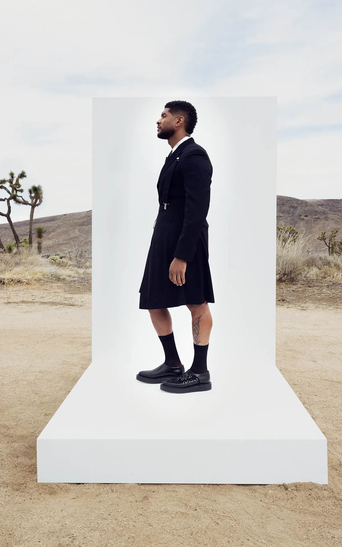 Usher covers L’Officiel Hommes Italia Issue 26 Digital Edition by Djeneba Aduayom