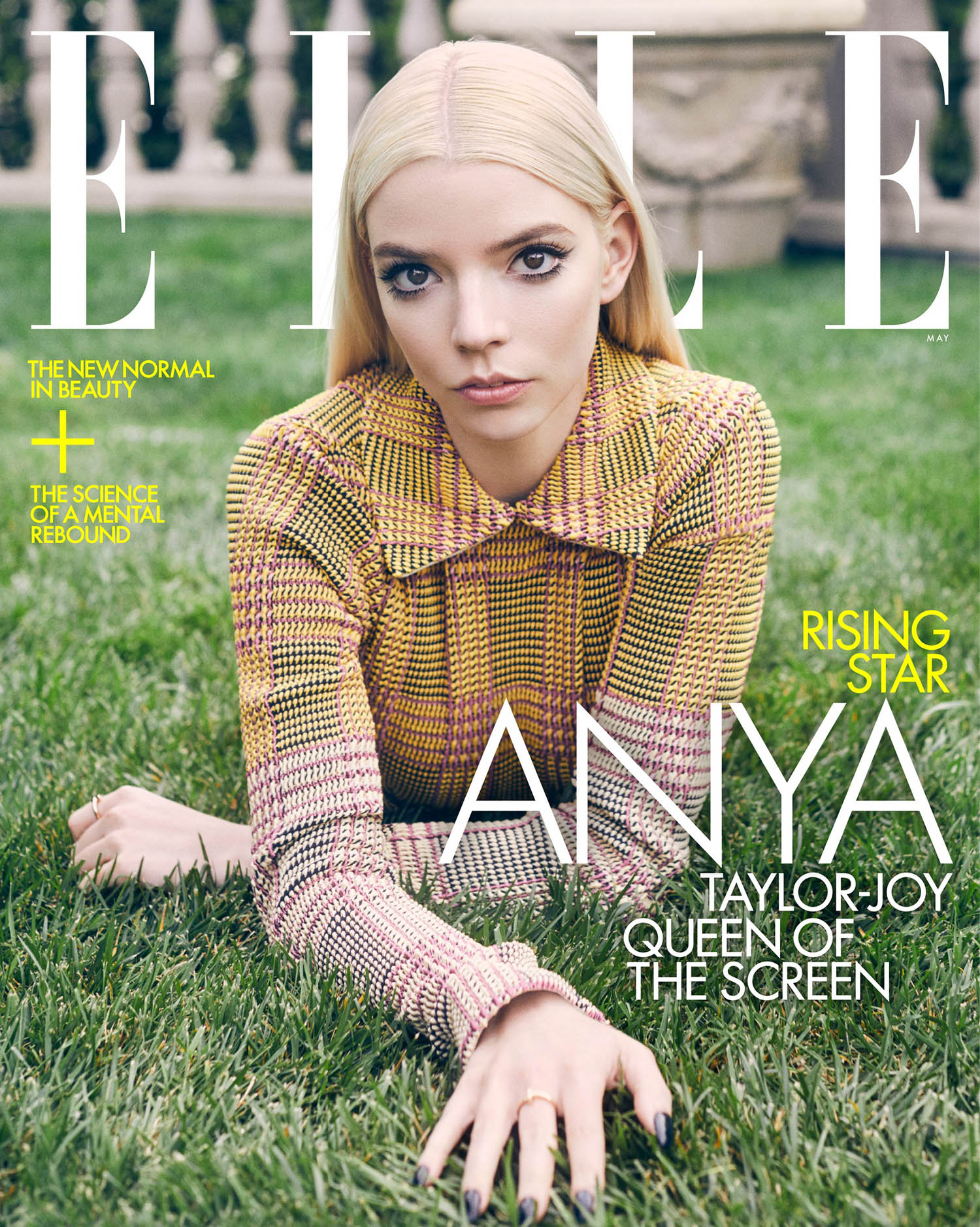 Anya Taylor-Joy covers Elle US May 2021 by Zoey Grossman