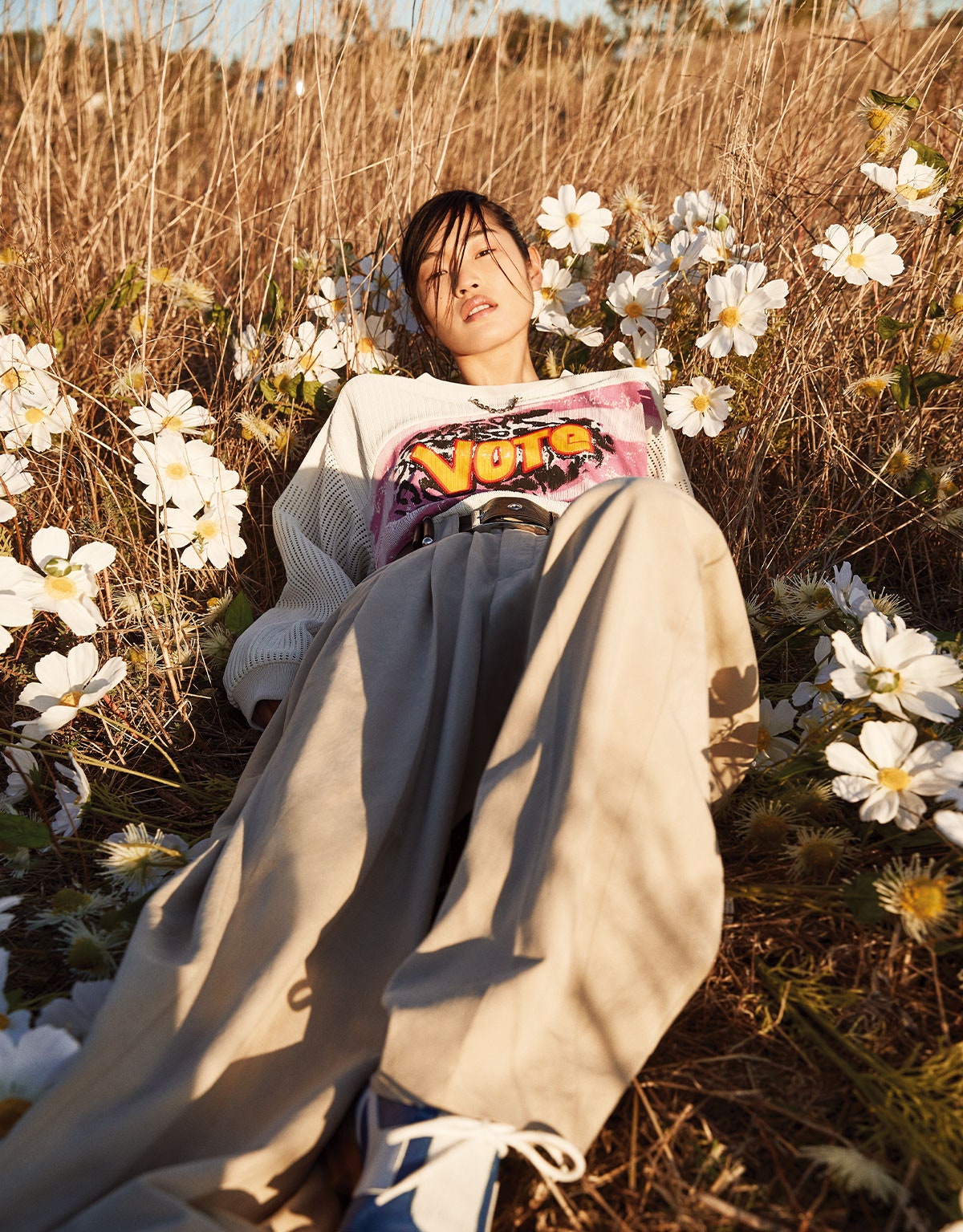 Chiharu Okunugi by Zoey Grossman for Vogue Japan May 2021