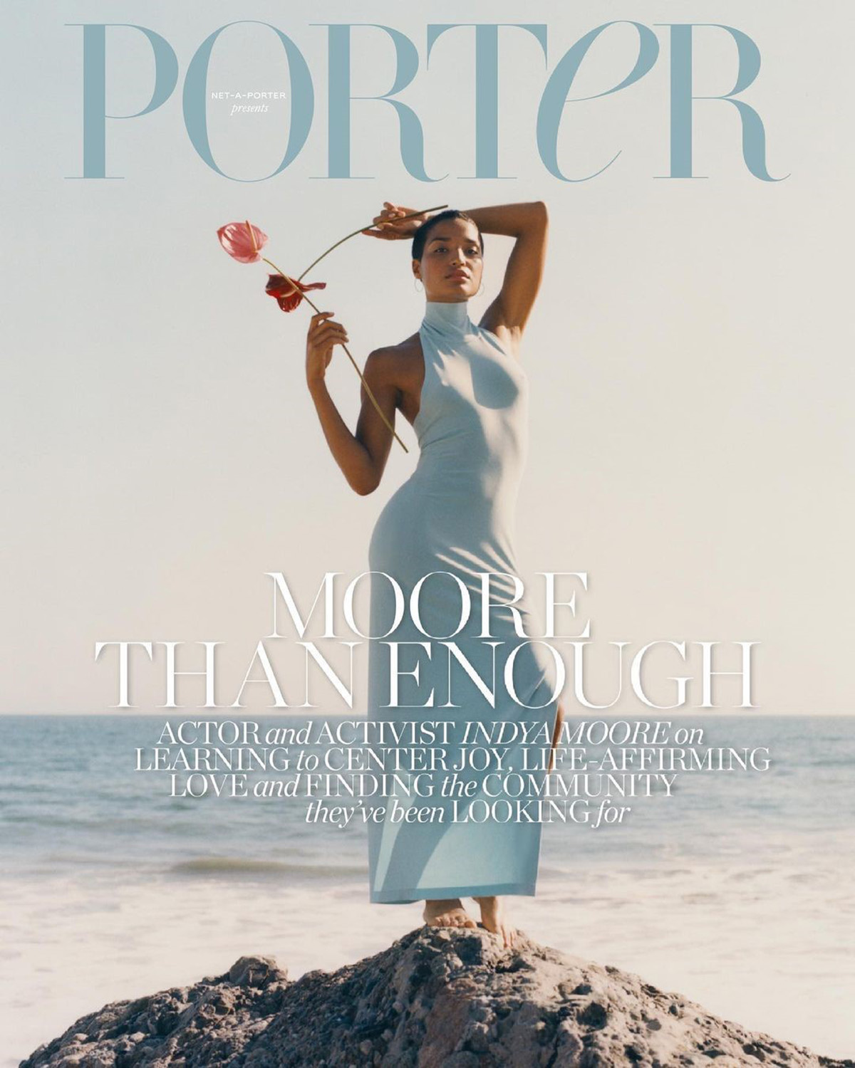 Indya Moore covers Porter Magazine May 31st, 2021 by Camila Falquez