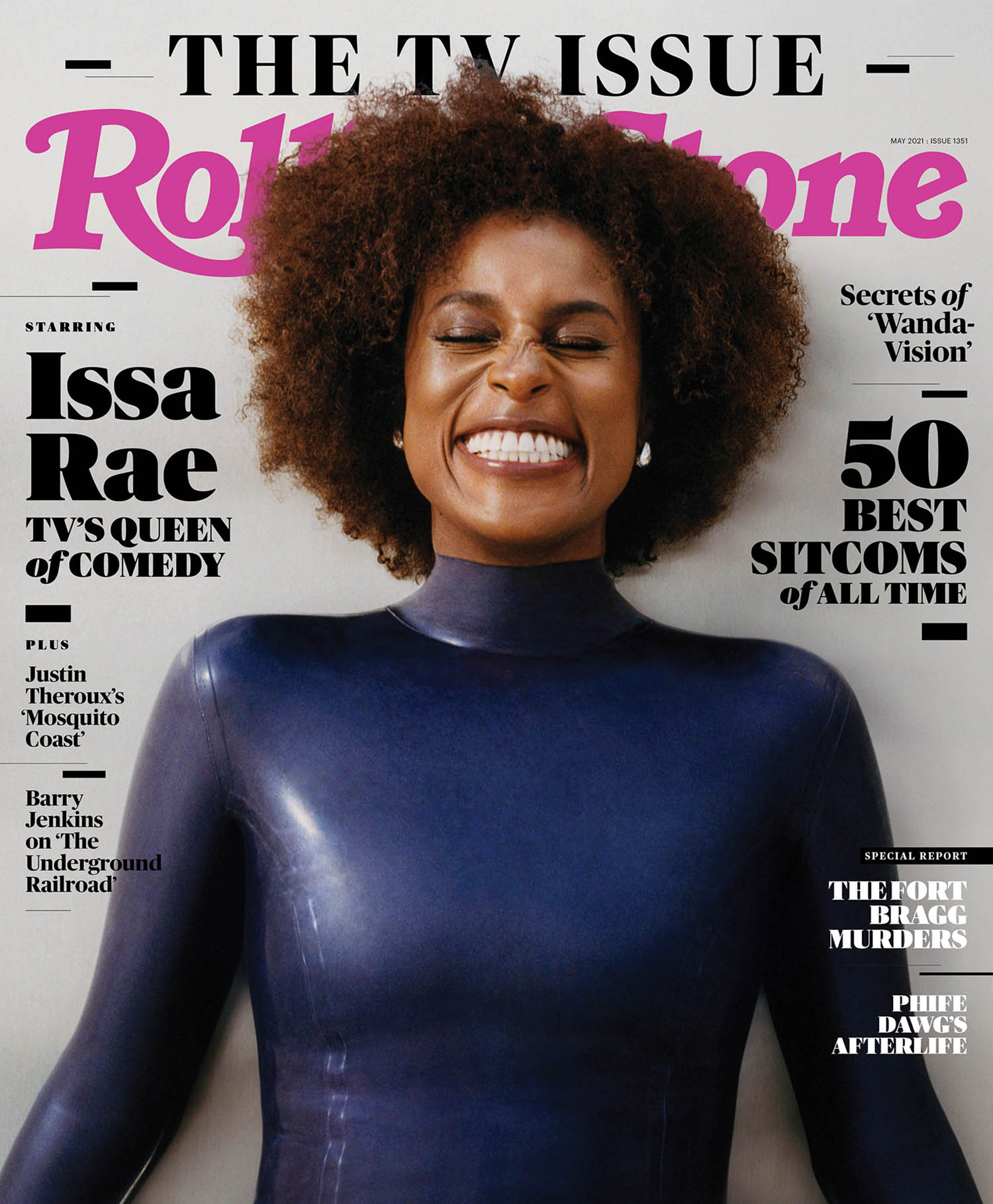 Issa Rae covers Rolling Stone May 2021 by Dana Scruggs