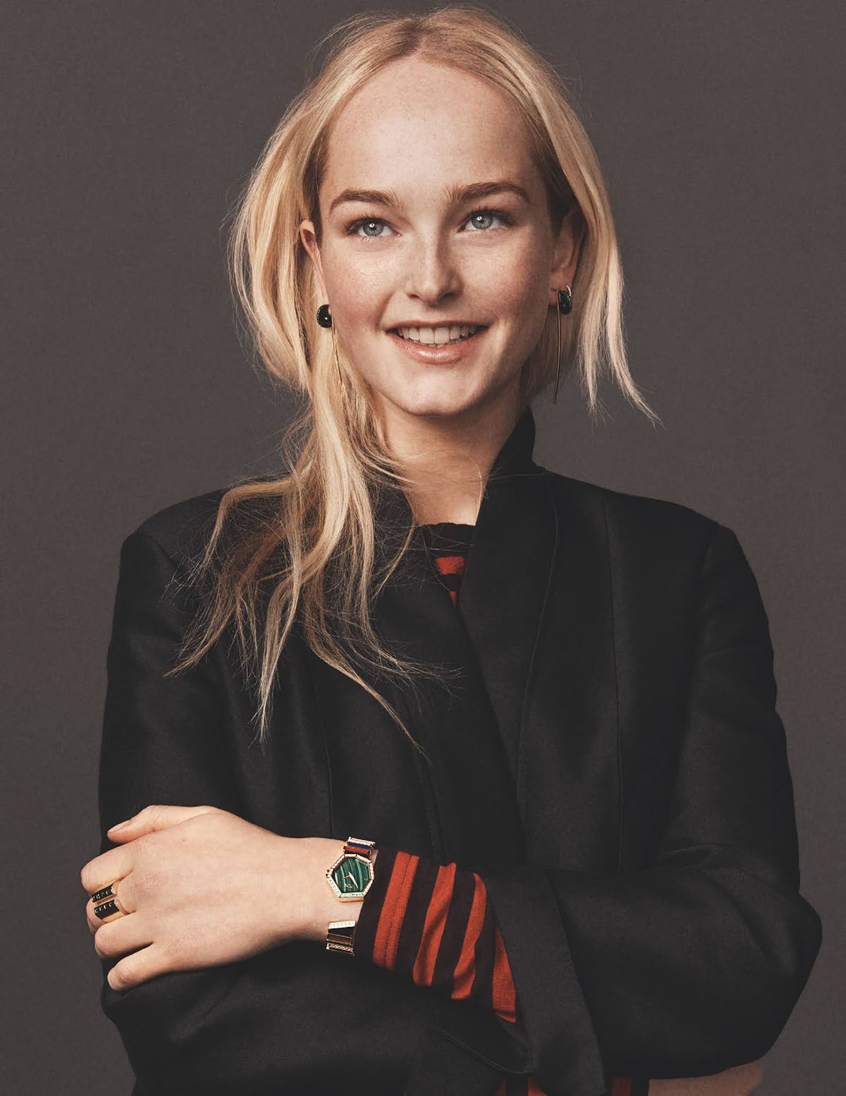 Jean Campbell covers British Vogue Watches May 2021 by Ben Weller
