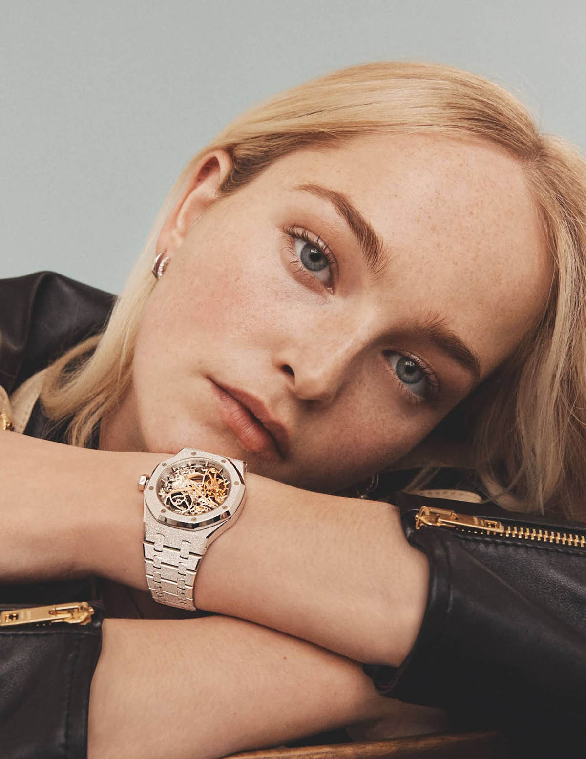 Jean Campbell covers British Vogue Watches May 2021 by Ben Weller