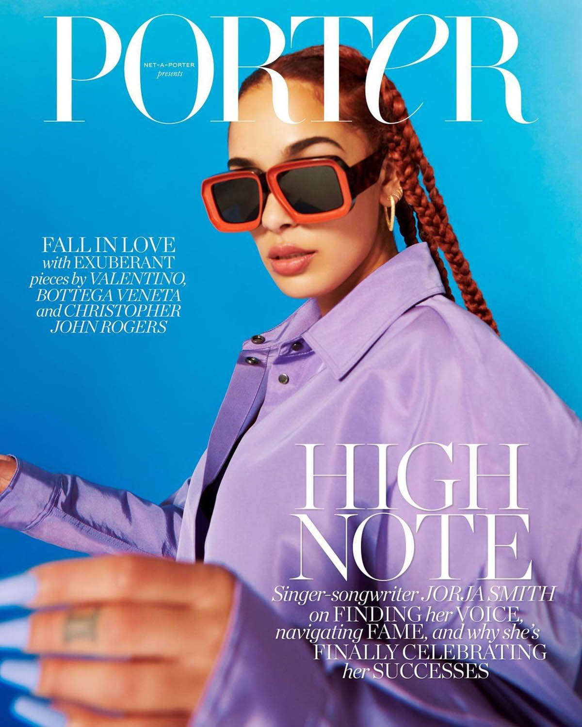Jorja Smith covers Porter Magazine May 3rd, 2021 by Danika Magdelena